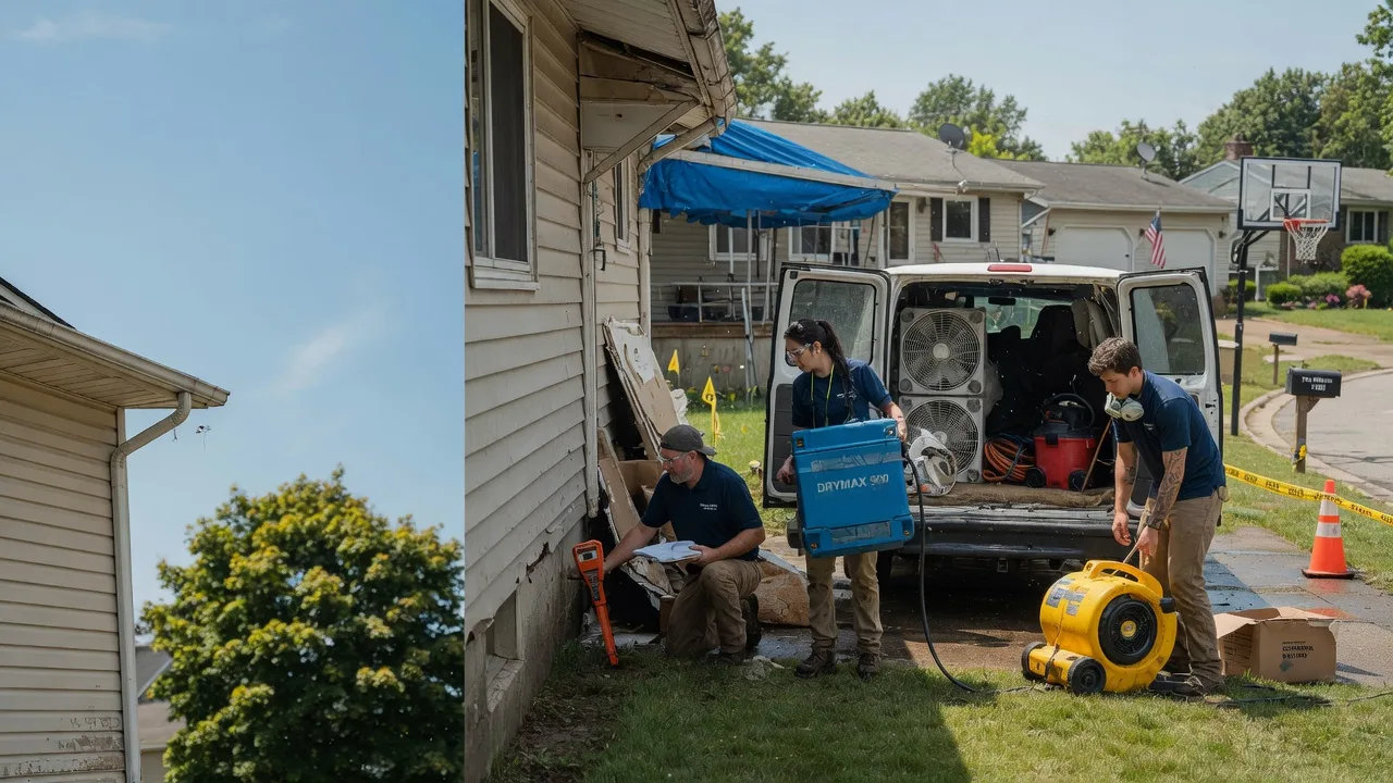 Ceiling Leak Cleanup in Indianola, IL near me